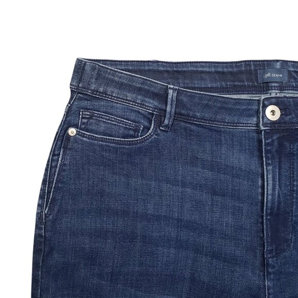 J Jill Authentic Fit Slim Ankle Jeans Womens 18 Mid Rise‎ ALTERED - Picture 3 of 9
